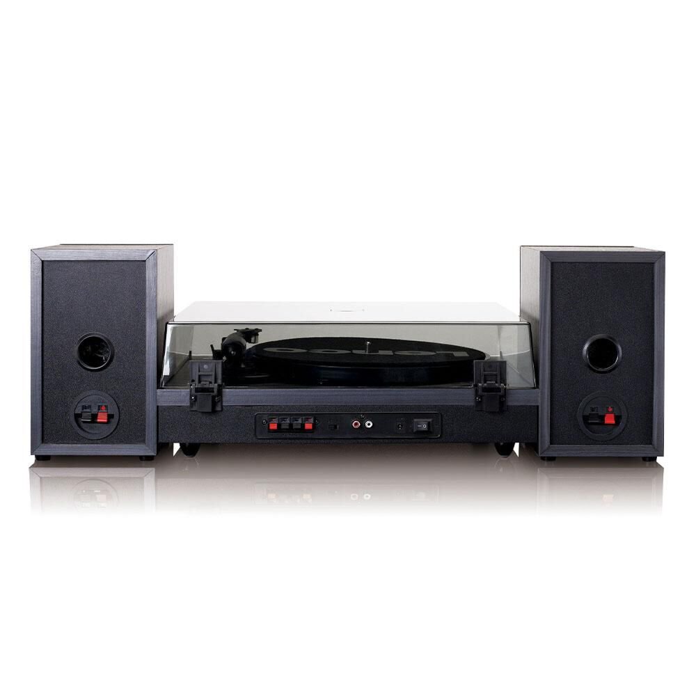 Проигрыватель виниловых дисков Lenco LS-300BK (c Bluetooth и комплект динамиков) купить,NaN