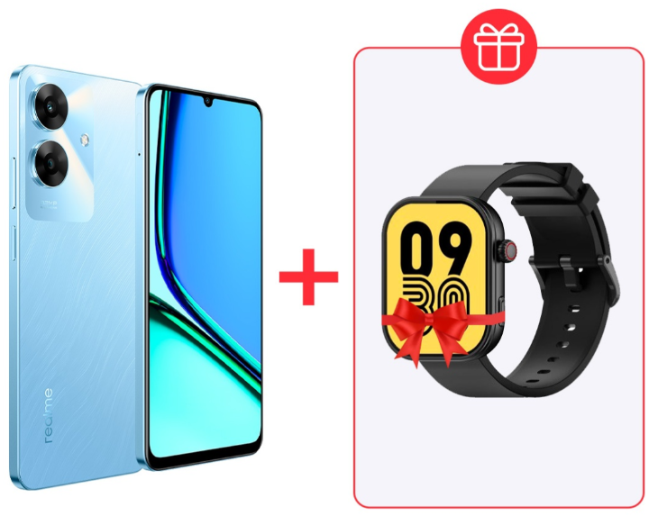 Смартфон Realme Note 60 4/128Gb Voyage Blue + подарок купить,NaN