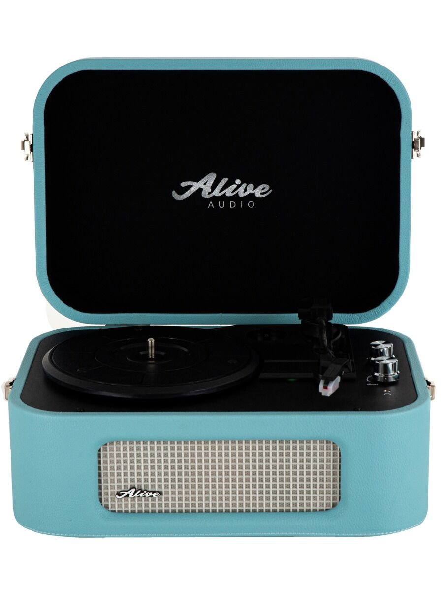 Проигрыватель виниловых дисков Alive Audio STORIES Turquoise c Bluetooth STR-06-TS купить,NaN