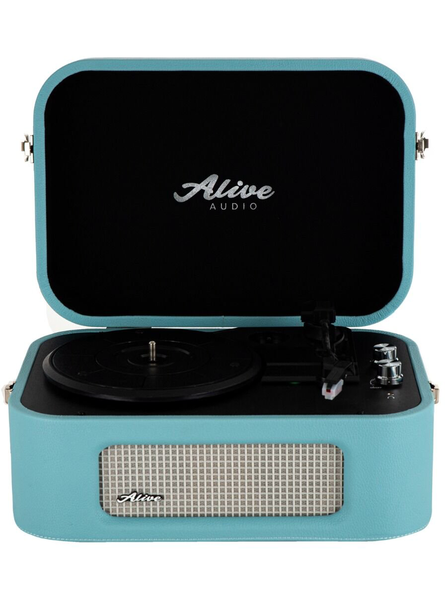 Проигрыватель виниловых дисков Alive Audio STORIES Turquoise c Bluetooth STR-06-TS купить,NaN