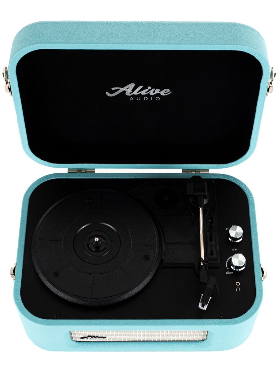 Проигрыватель виниловых дисков Alive Audio STORIES Turquoise c Bluetooth STR-06-TS купить,NaN