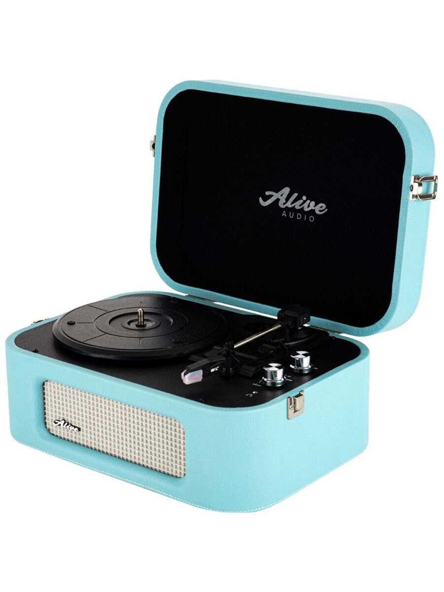 Проигрыватель виниловых дисков Alive Audio STORIES Turquoise c Bluetooth STR-06-TS купить,NaN