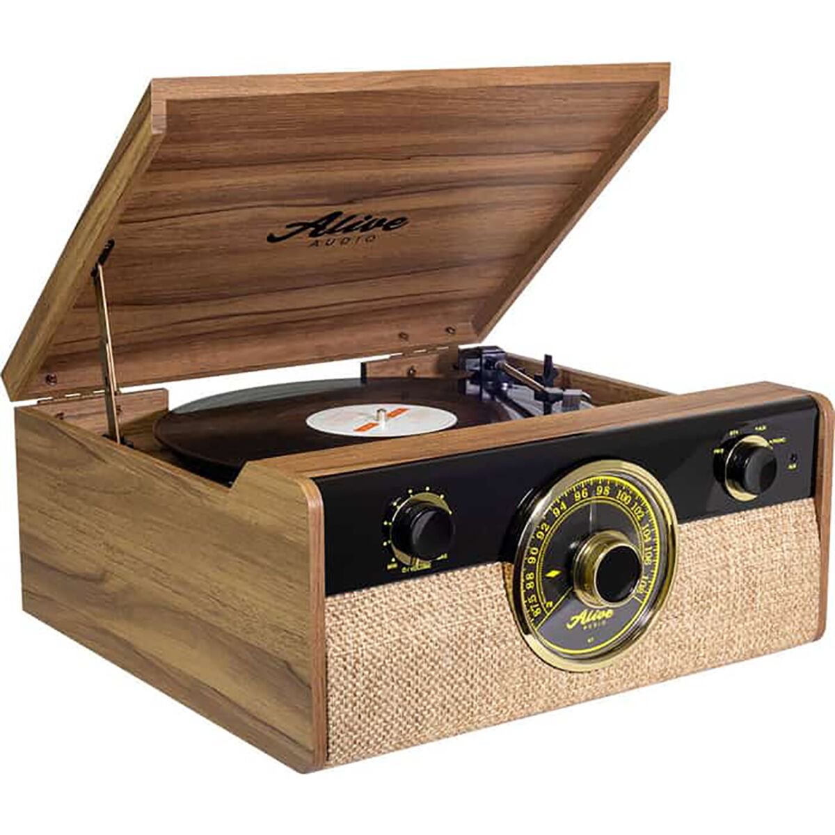 Проигрыватель виниловых дисков Alive Audio FUSION Light Wood c Bluetooth и FM-радио FSN-01-LW купить,NaN