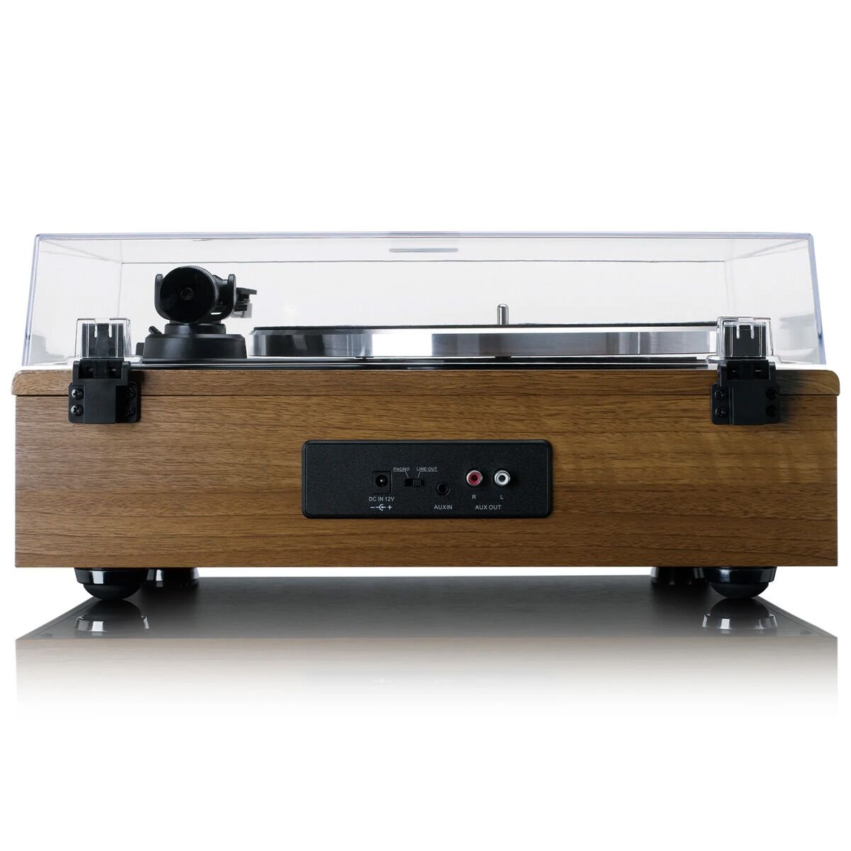 Виниловый проигрыватель Lenco LS-410 WALNUT с 4 встроенными динамиками купить,NaN