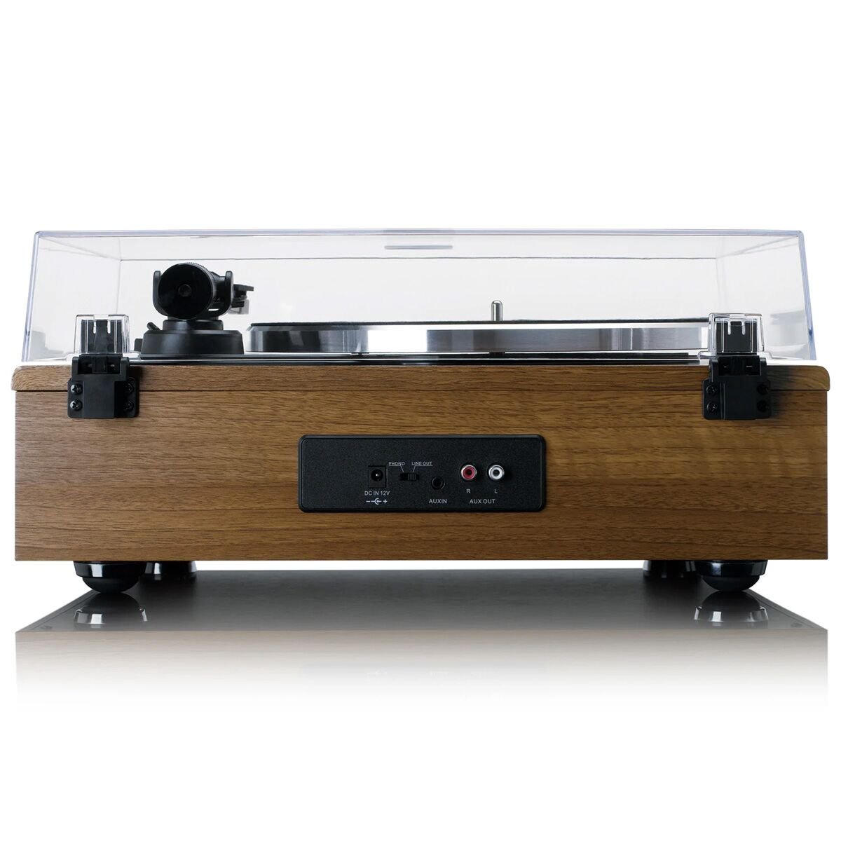 Виниловый проигрыватель Lenco LS-410 WALNUT с 4 встроенными динамиками купить,NaN