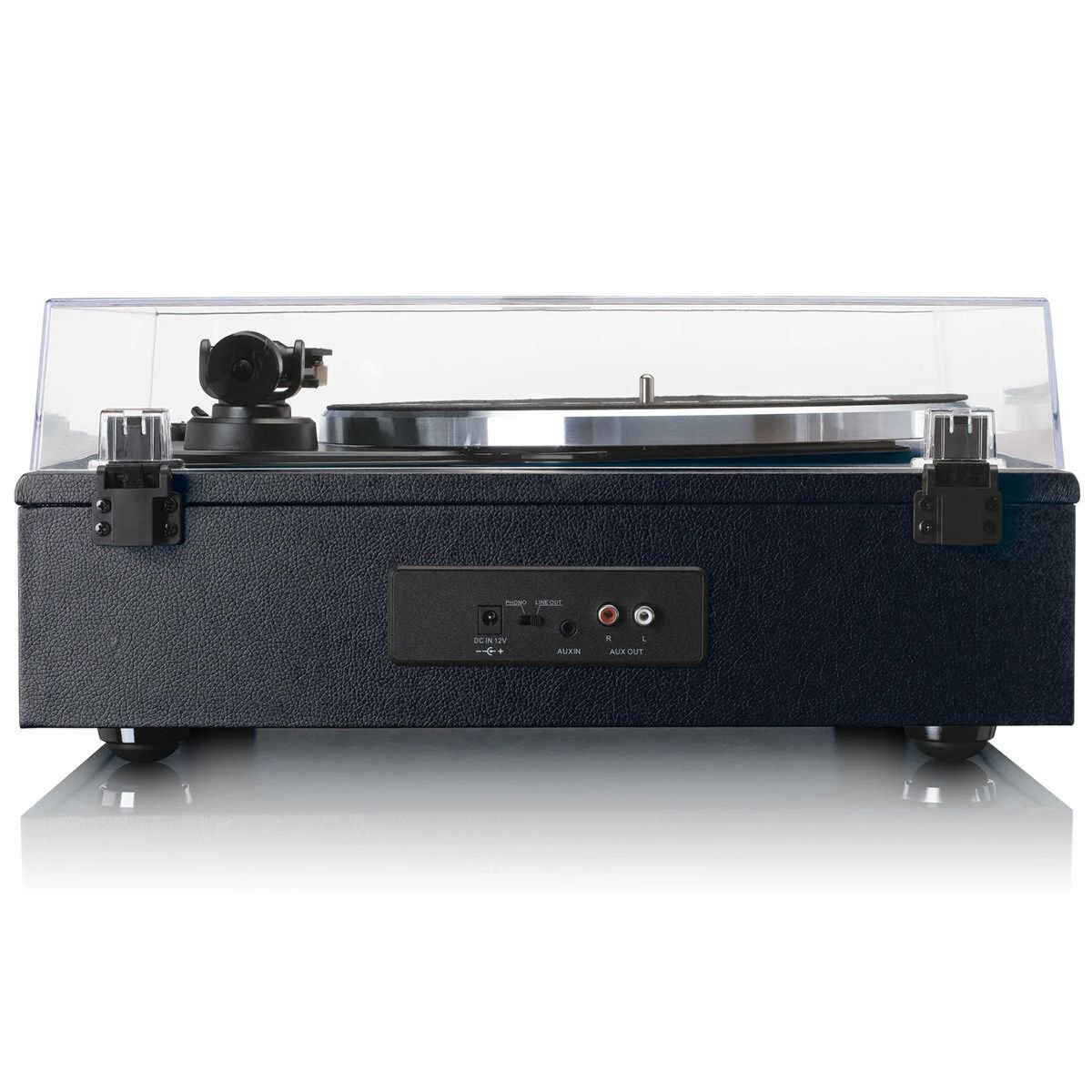 Виниловый проигрыватель Lenco LS-430 BLACK с 4 встроенными динамиками купить,NaN