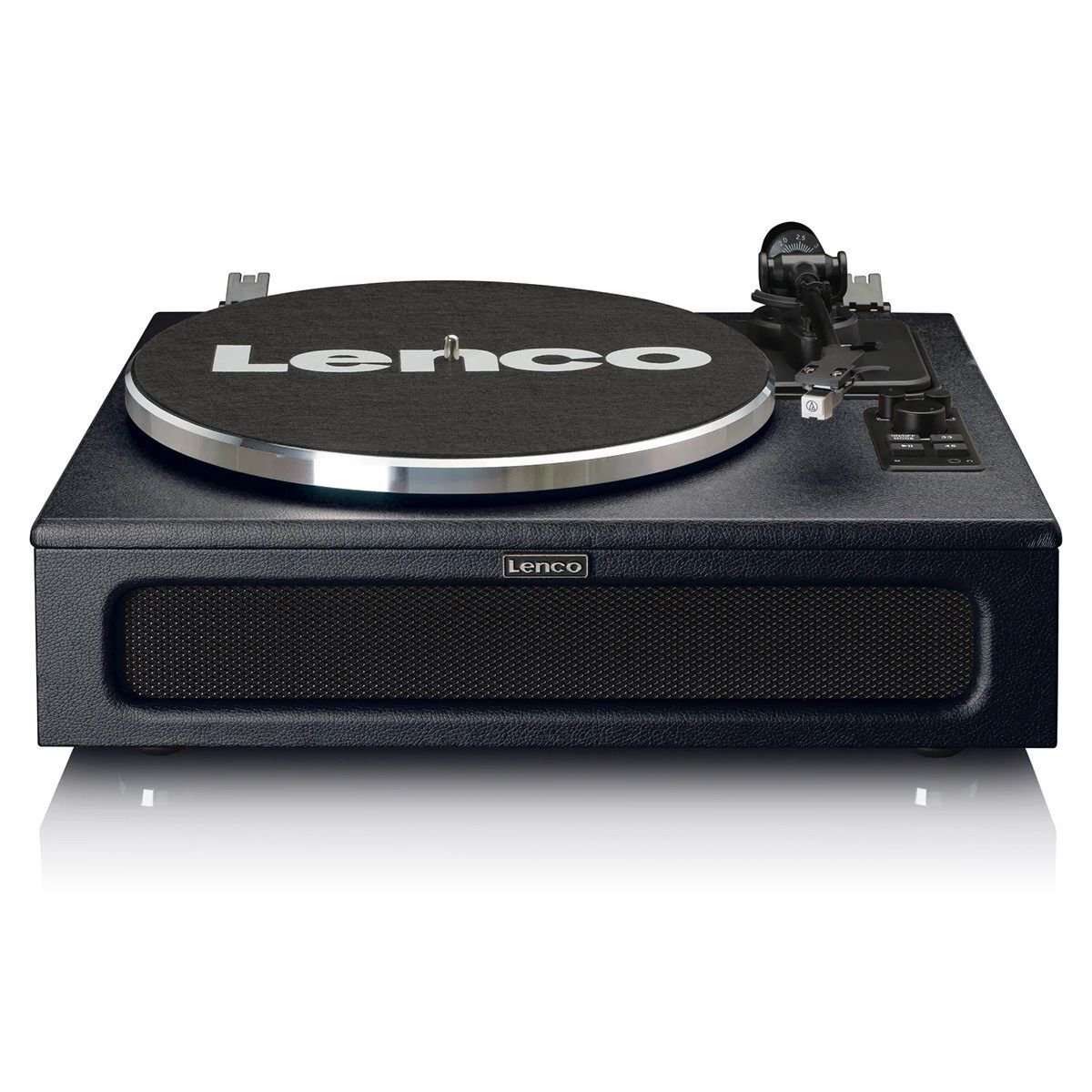 Виниловый проигрыватель Lenco LS-430 BLACK с 4 встроенными динамиками купить,NaN