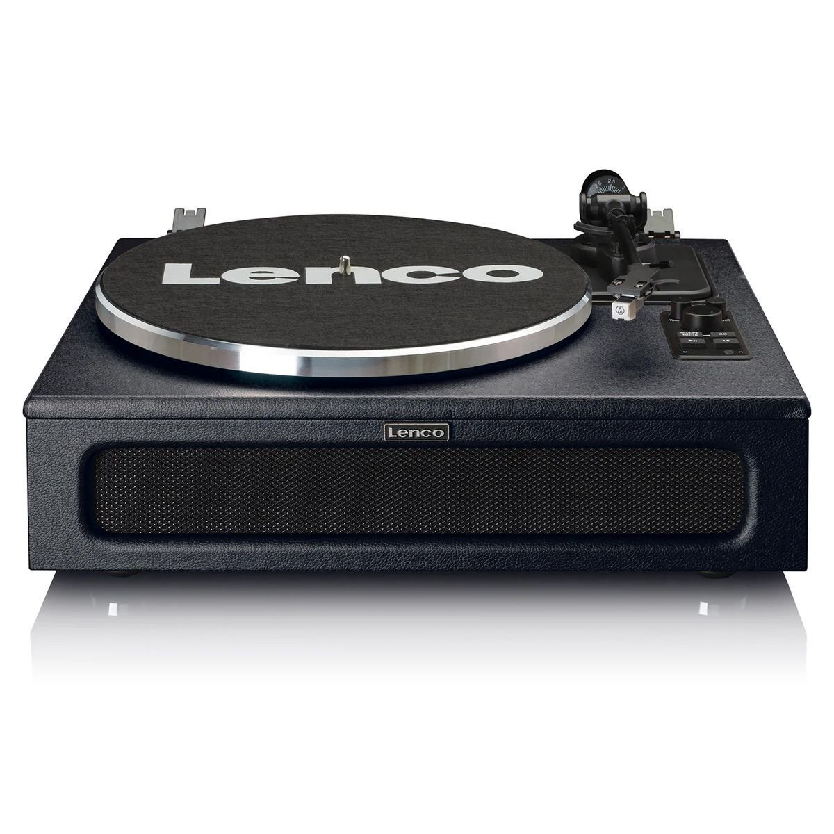 Виниловый проигрыватель Lenco LS-430 BLACK с 4 встроенными динамиками купить,NaN