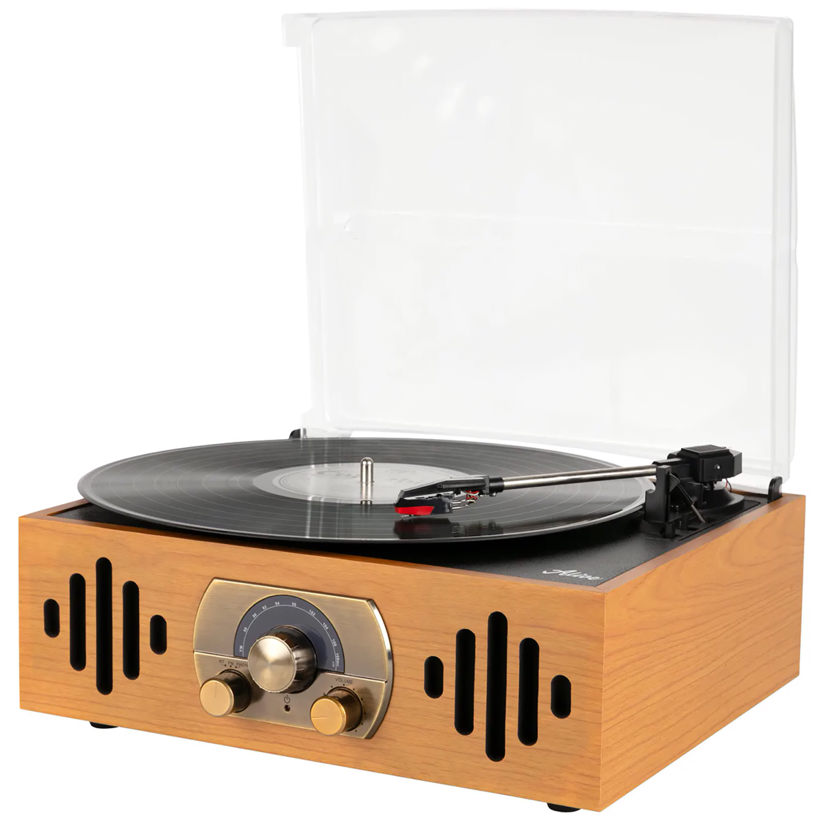 Проигрыватель виниловых дисков Alive Audio QUATTRO LP Light Wood AA-QTR-01-LW купить,NaN