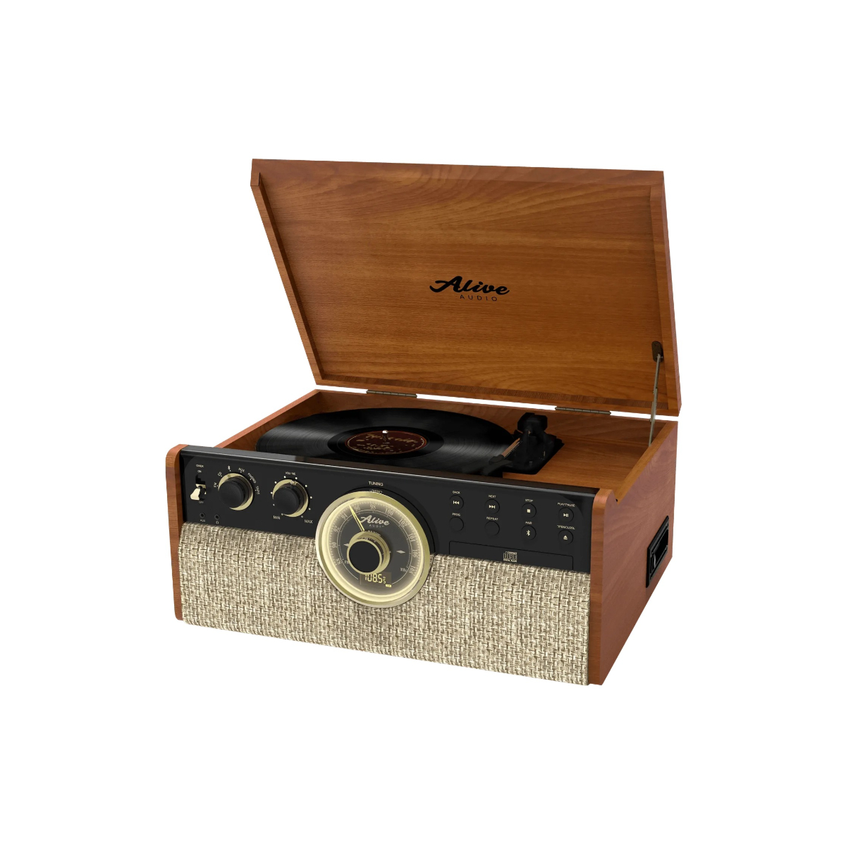 Проигрыватель виниловых дисков Alive Audio Great Gatsby Light Wood AA-GGS-08-LW купить,NaN