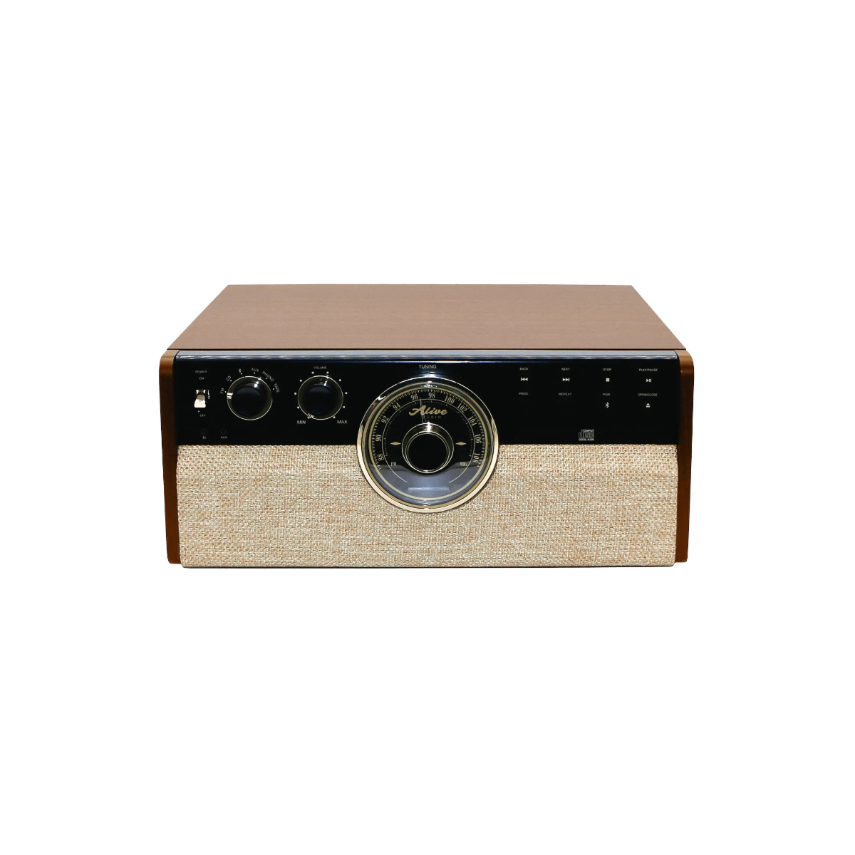 Проигрыватель виниловых дисков Alive Audio Great Gatsby Light Wood AA-GGS-08-LW купить,NaN