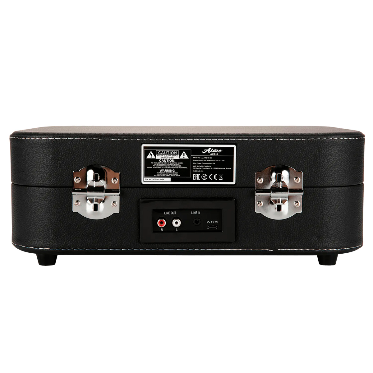 Проигрыватель виниловых дисков Alive Audio LIBERTY Macassar Pass c Bluetooth AA-NTE-08-BK купить,NaN