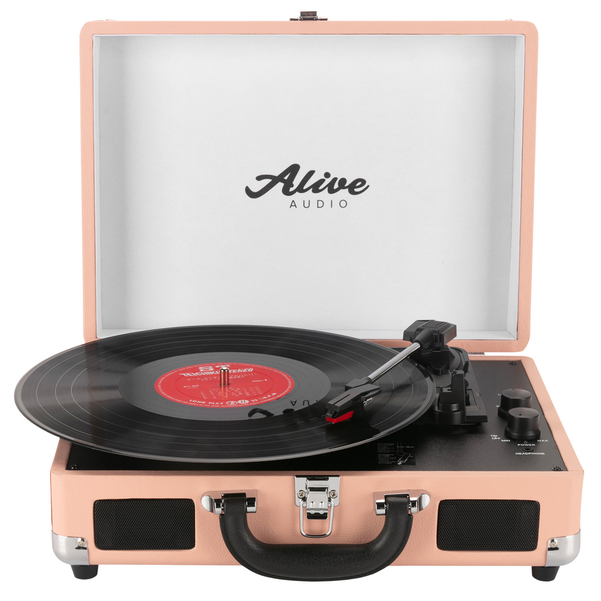 Проигрыватель виниловых дисков Alive Audio GLAM Blush c Bluetooth GLM-01-BU