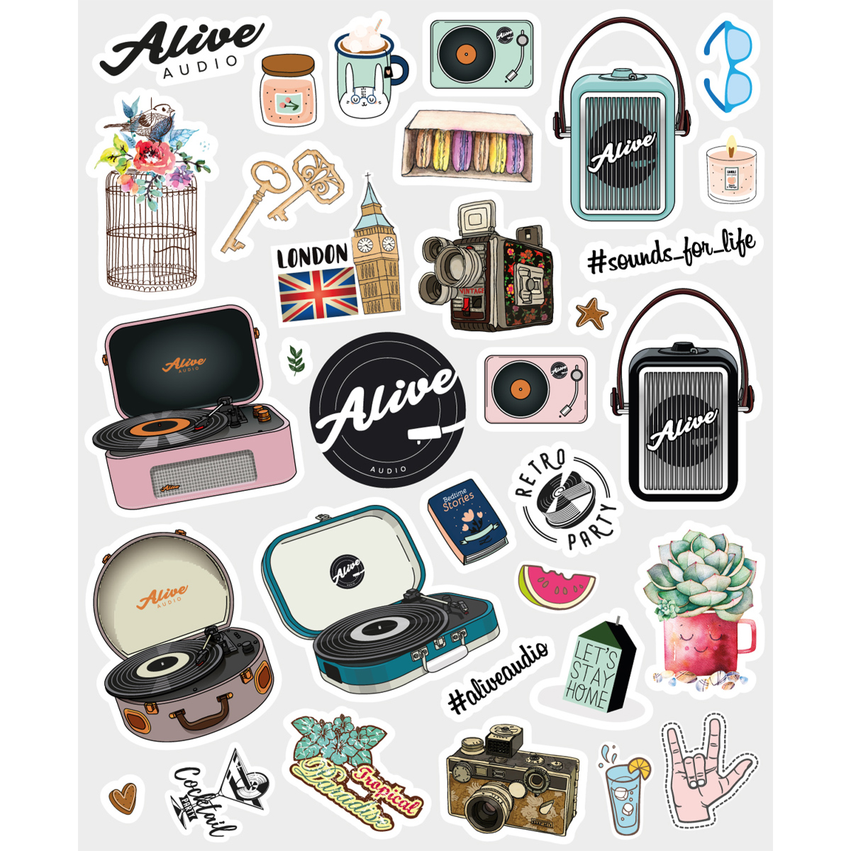 Проигрыватель виниловых дисков Alive Audio GLAM Blush c Bluetooth GLM-01-BU - ForteMarket Проигрыватель виниловых дисков Alive Audio GLAM Blush c Bluetooth GLM-01-BU купить,0