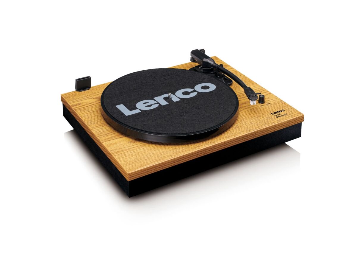 Проигрыватель виниловых дисков Lenco LS-300WD (Bluetooth и комплект динамиков) купить,NaN