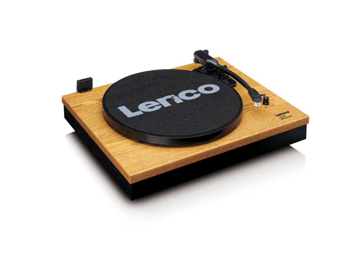 Проигрыватель виниловых дисков Lenco LS-300WD (Bluetooth и комплект динамиков) купить,NaN