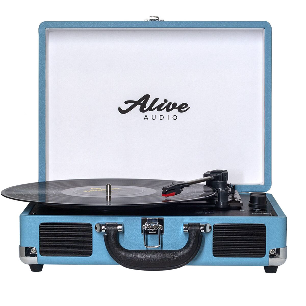 Проигрыватель виниловых дисков Alive Audio GLAM Aqua c Bluetooth GLM-01-AQ купить,NaN
