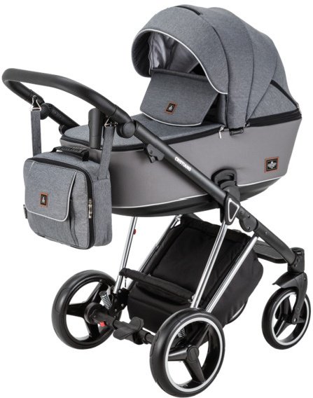 Коляска 2в1 Adamex Christiano SE CR-433 Grey купить,NaN