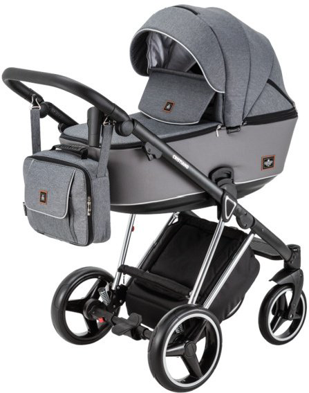 Коляска 2в1 Adamex Christiano SE CR-433 Grey купить,NaN