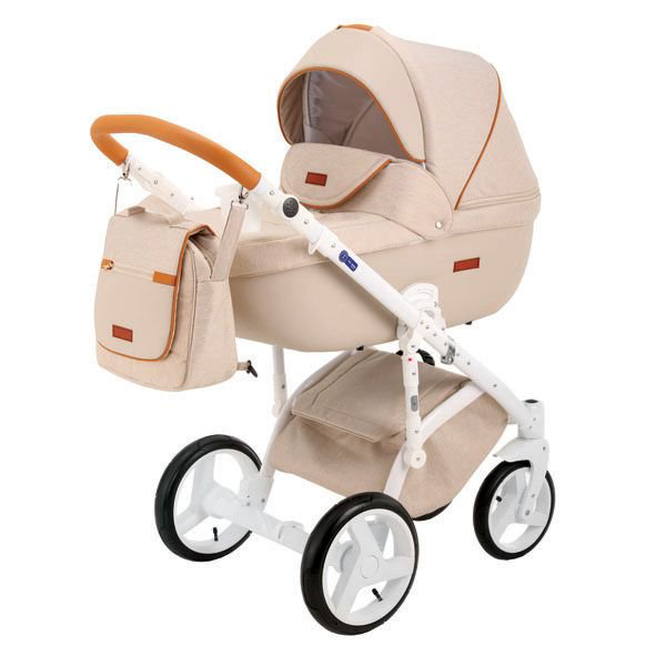 Коляска 3в1 Adamex Massimo v15 Beige купить,NaN