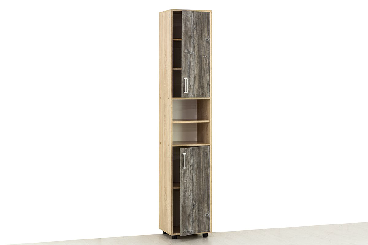  Шкаф пенал СВ Мебель визит 1дуб сонома сосна джексон купить,NaN