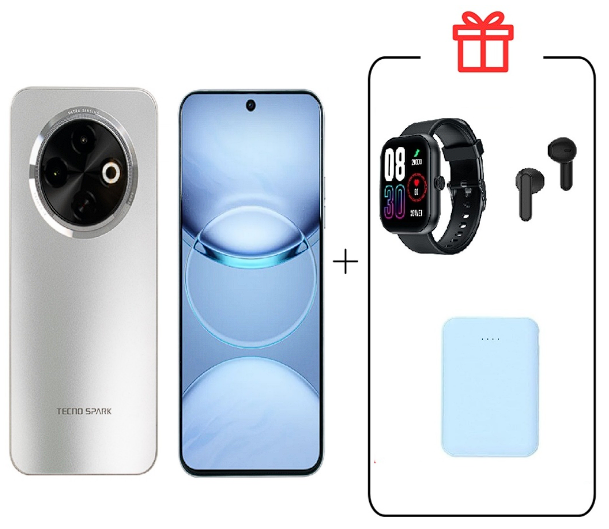 Смартфон Tecno Spark 30C 4/128Gb Titanium Gold+подарок купить,NaN