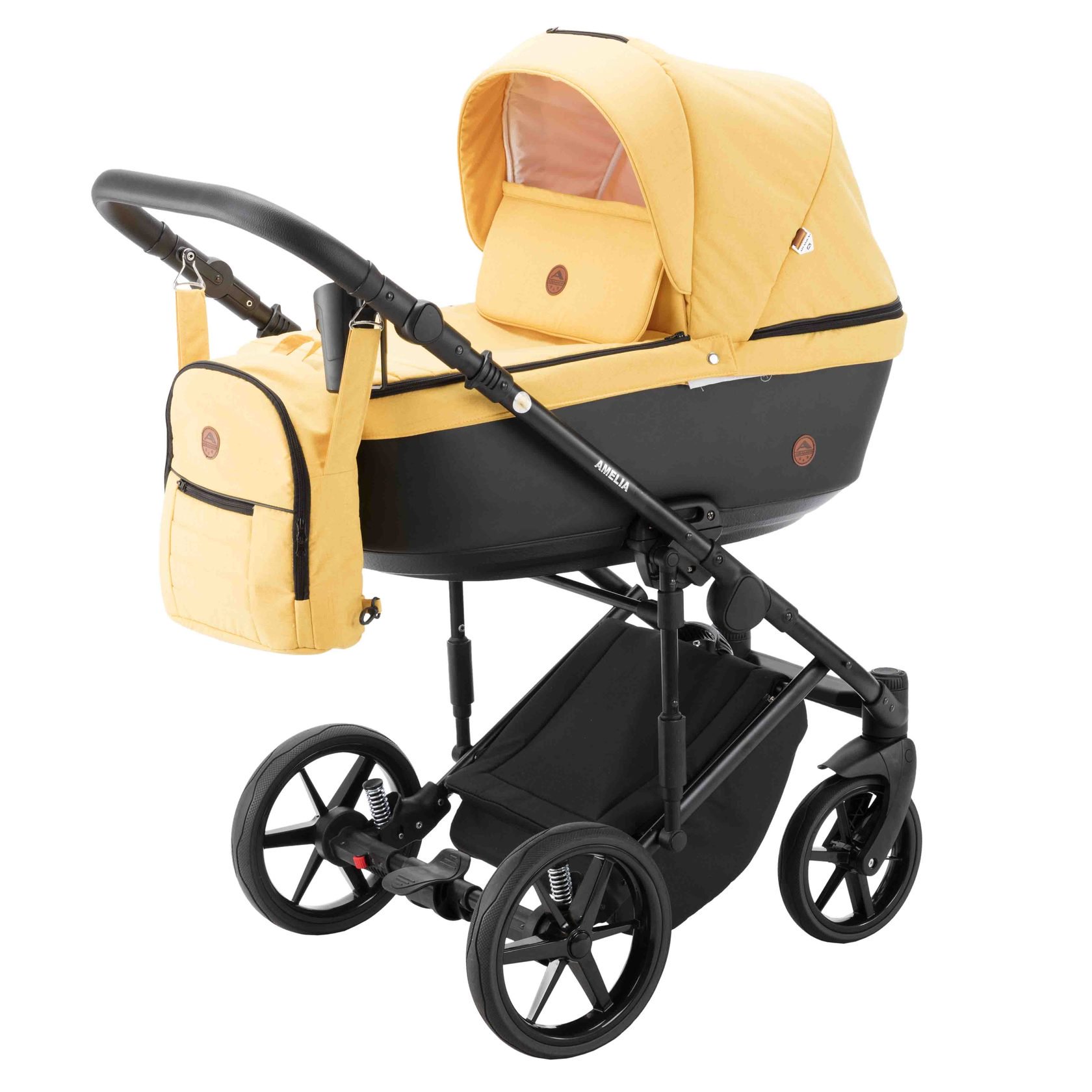 Коляска 2в1 Adamex Amelia AM-219 Yellow купить,NaN
