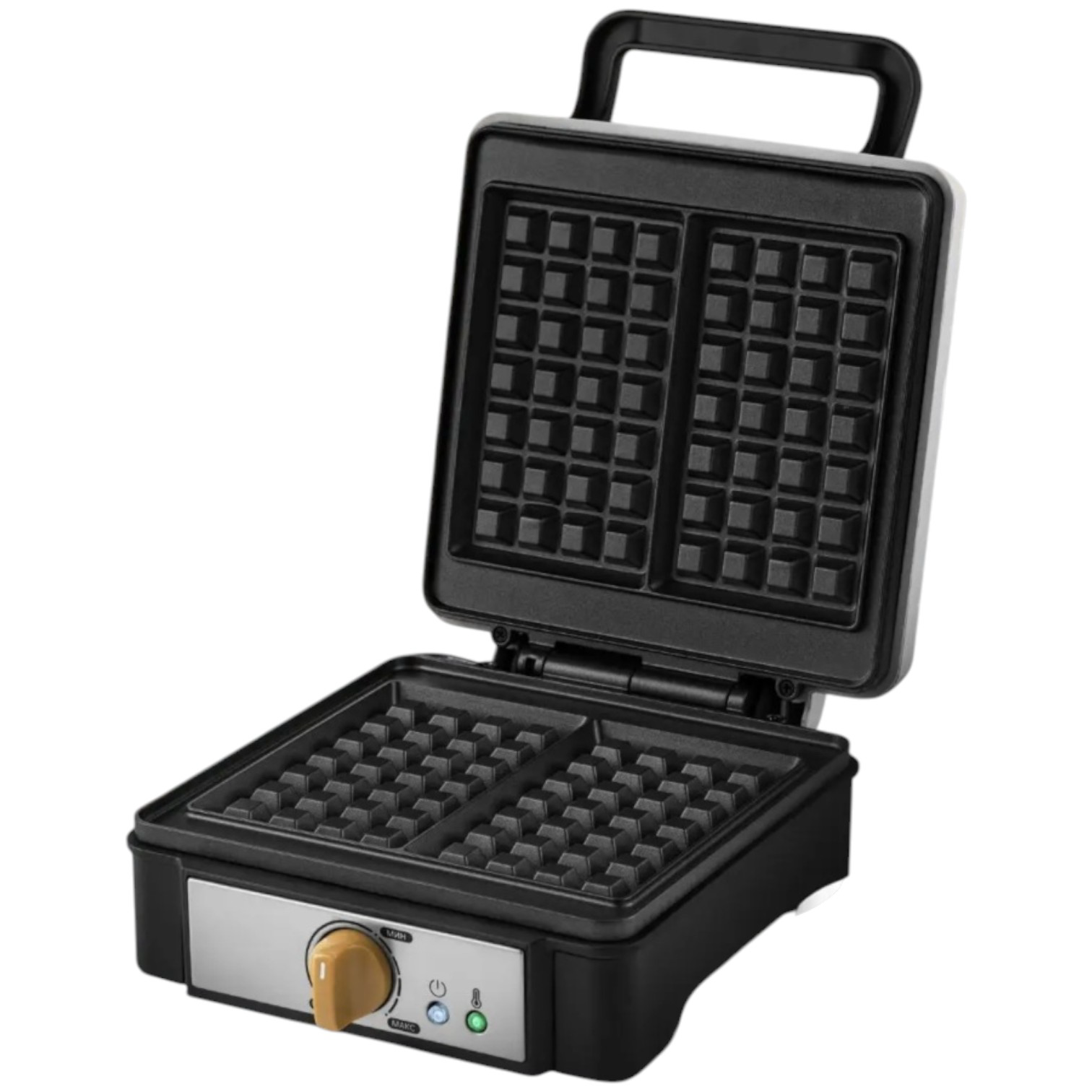 Вафельница для бельгийских вафель Kitfort КТ-1692 black/white