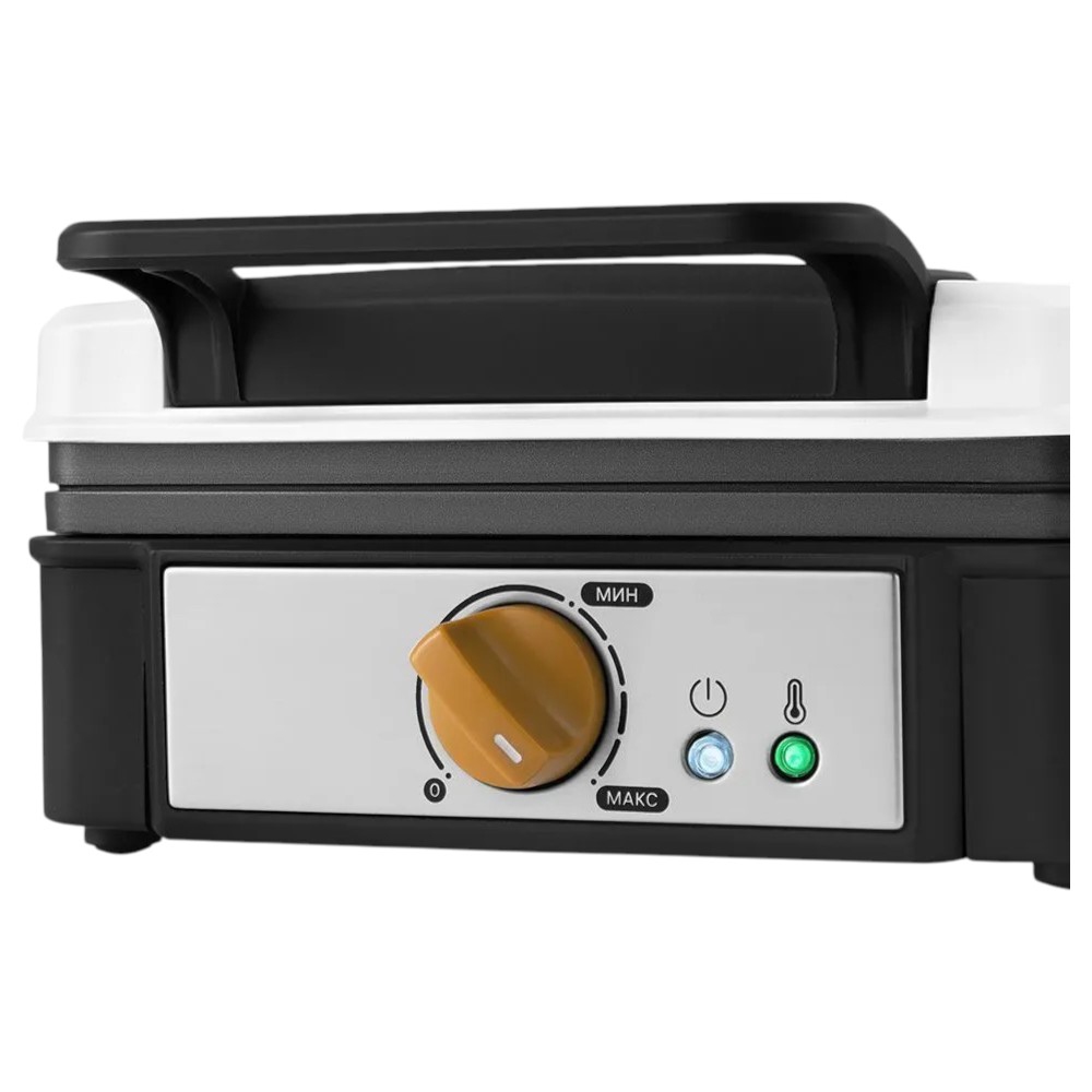 Вафельница для бельгийских вафель Kitfort КТ-1692 black/white