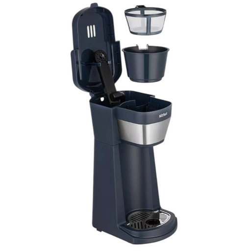 Кофеварка Kitfort Kitfort КТ-7301 blue/silver