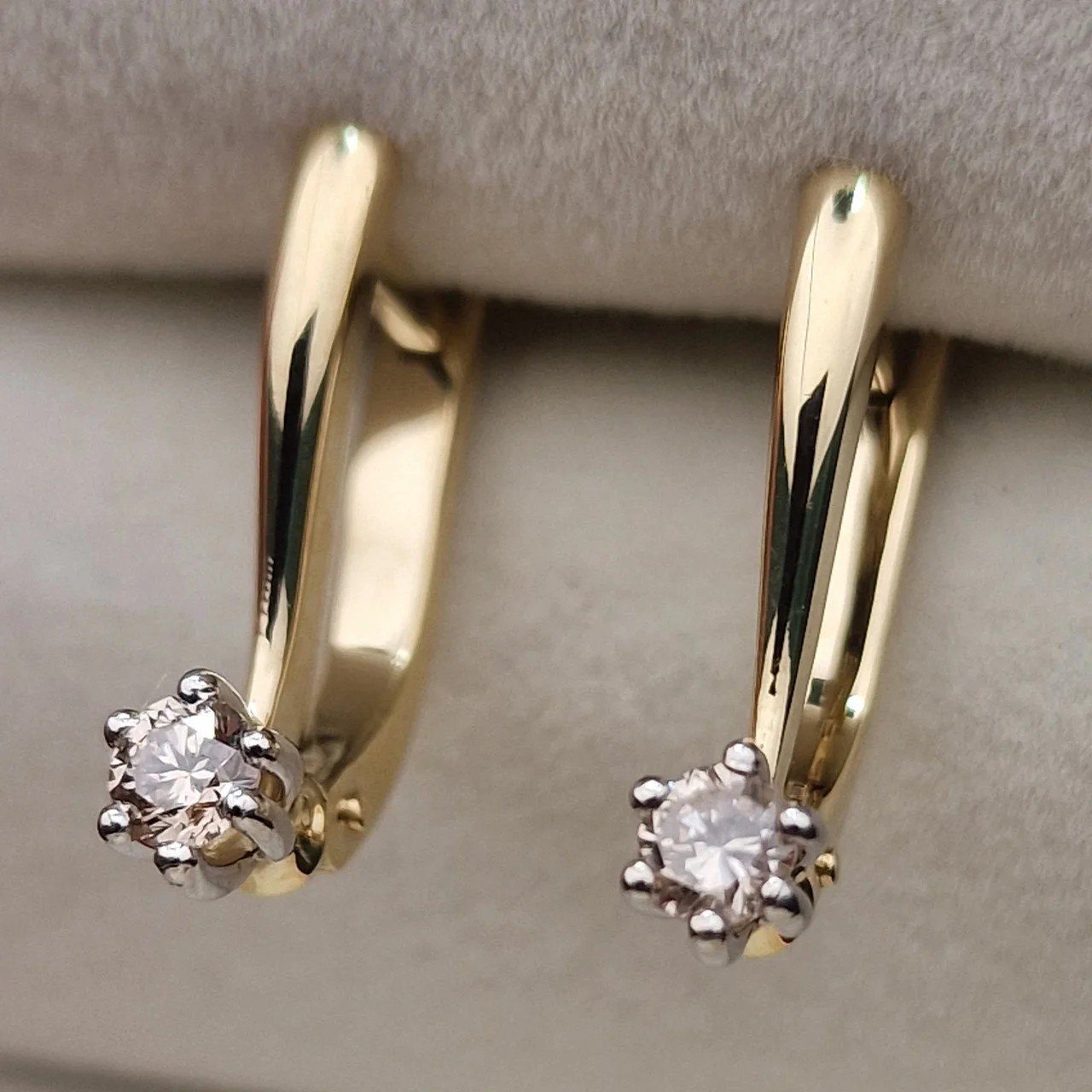 Серьги Deimantas 106481247 3,55гр 0,30ct. купить,NaN