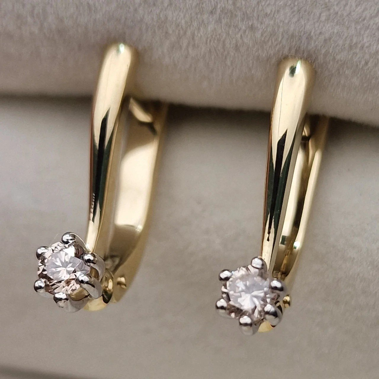 Серьги Deimantas 106481247 3,55гр 0,30ct. купить,NaN