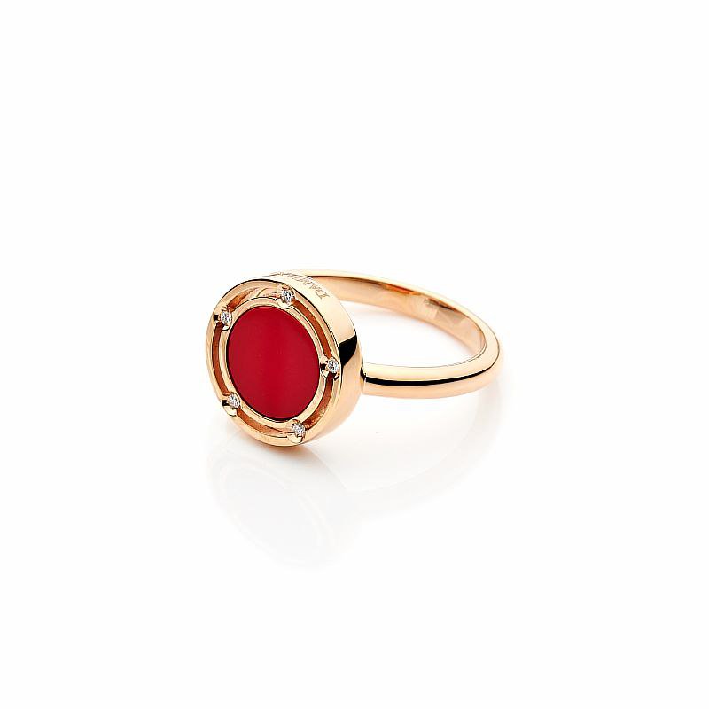 Кольцо Damiani 13354 д 14,5р 4,65гр 0,35гр 0,025ct. купить,NaN
