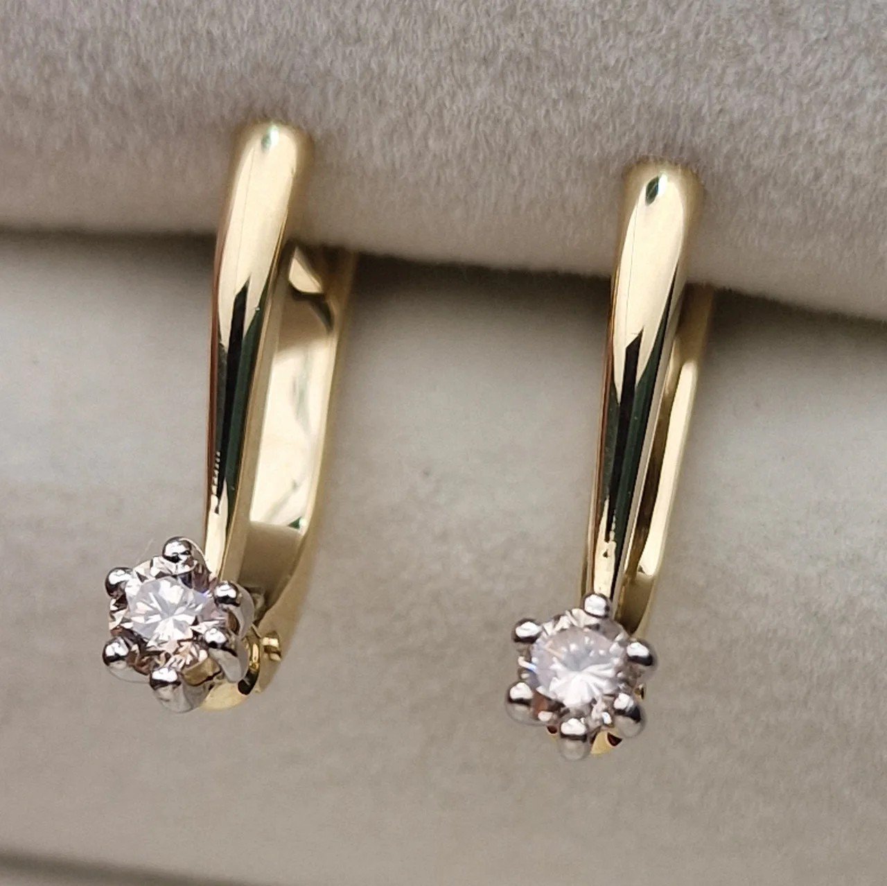 Серьги Deimantas 106481269 3,63гр 0,32ct. купить,NaN