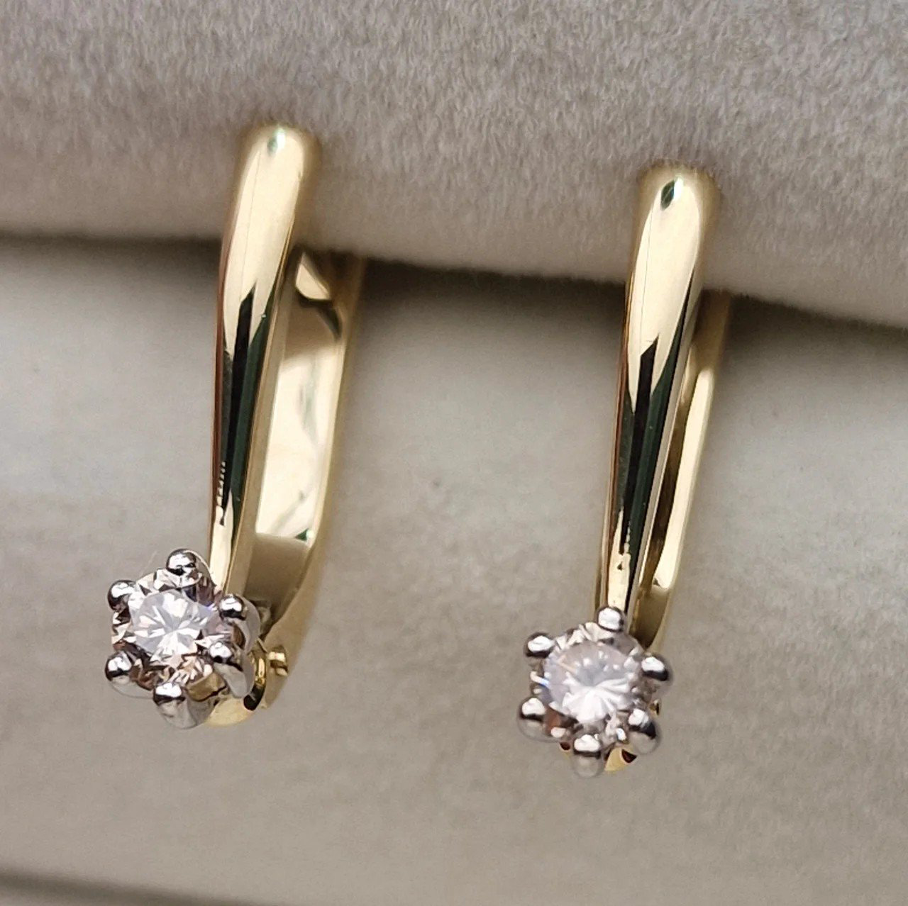 Серьги Deimantas 106481269 3,63гр 0,32ct. купить,NaN