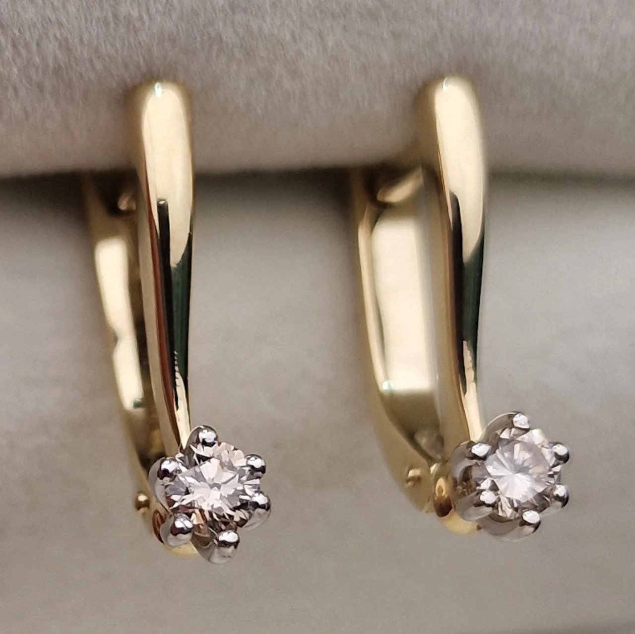 Серьги Deimantas 106481269 3,63гр 0,32ct. купить,NaN