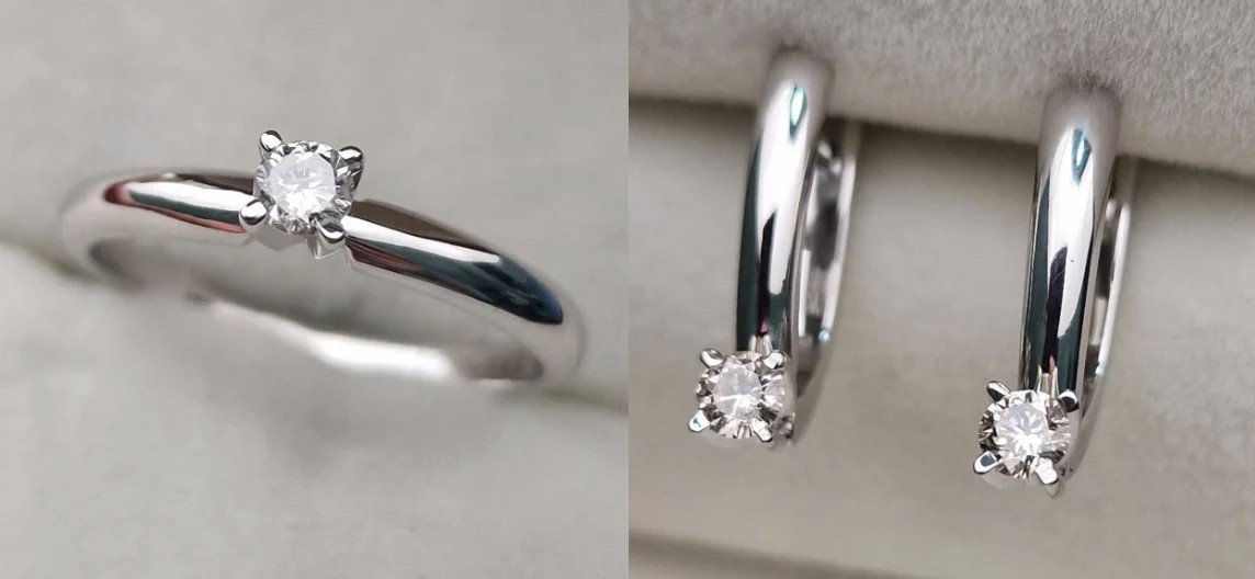 Комплект Deimantas 106445068 16р 0,15ct 0,287ct. купить,NaN