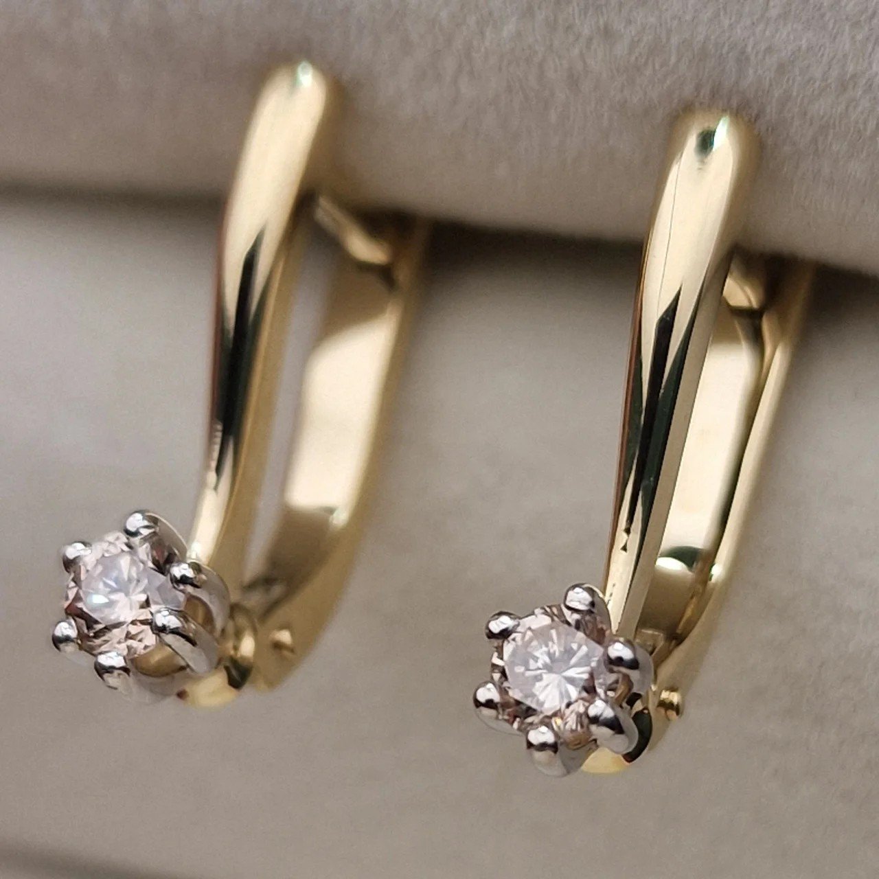Серьги Deimantas 106481269 3,63гр 0,32ct. купить,NaN