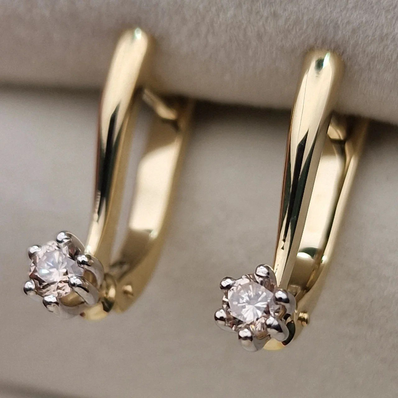 Серьги Deimantas 106481269 3,63гр 0,32ct. купить,NaN