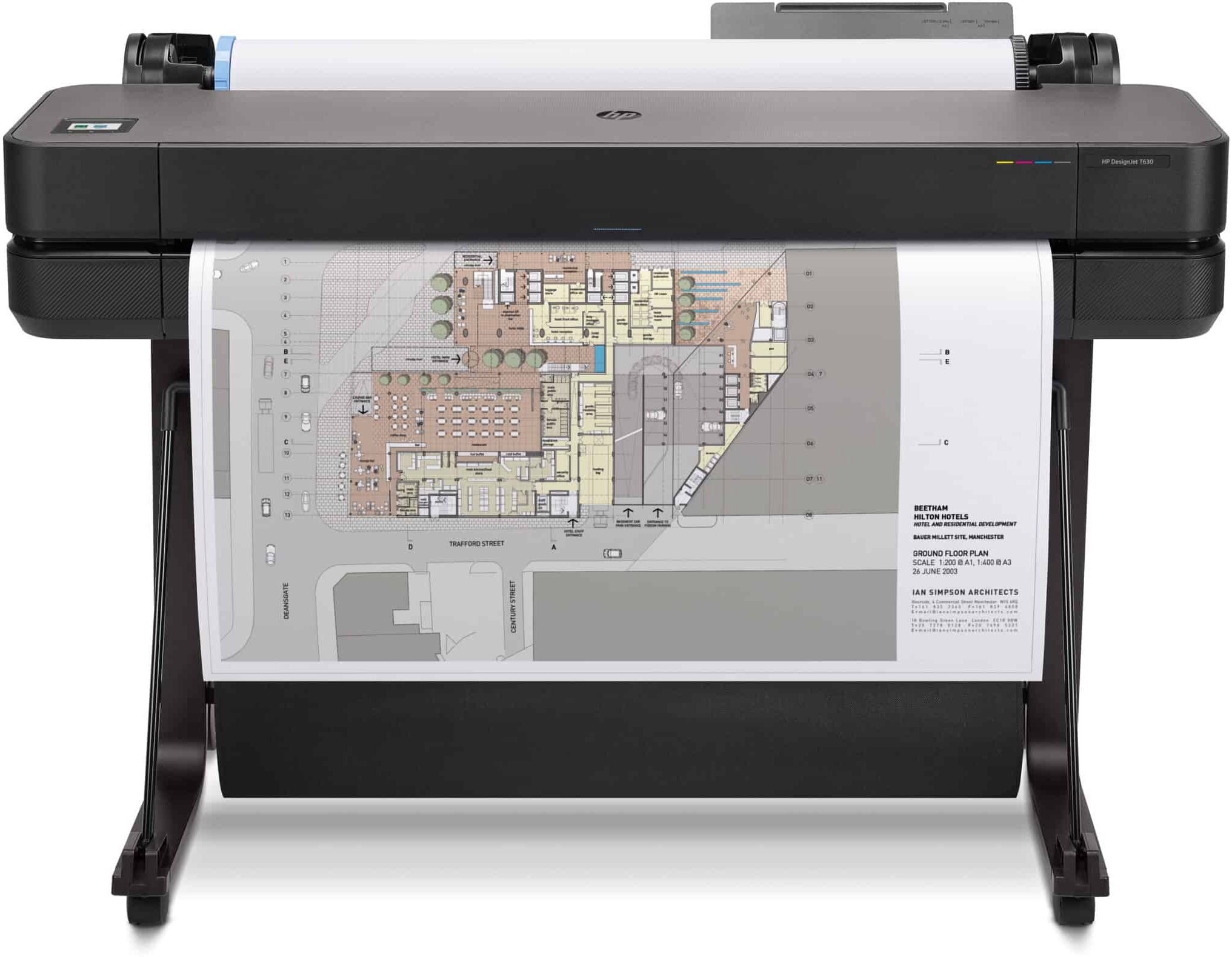 Плоттер HP DesignJet T650 5HB10A черный купить,NaN
