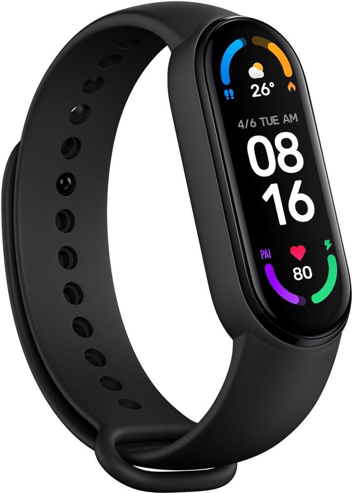 Фитнес-браслет Xiaomi Mi Smart Band 6 black купить,NaN
