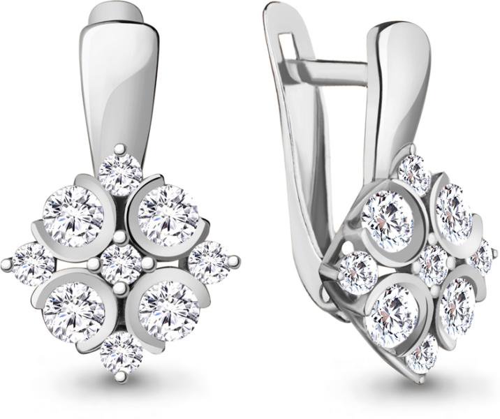 Серьги Aquamarine 48305А  купить,NaN