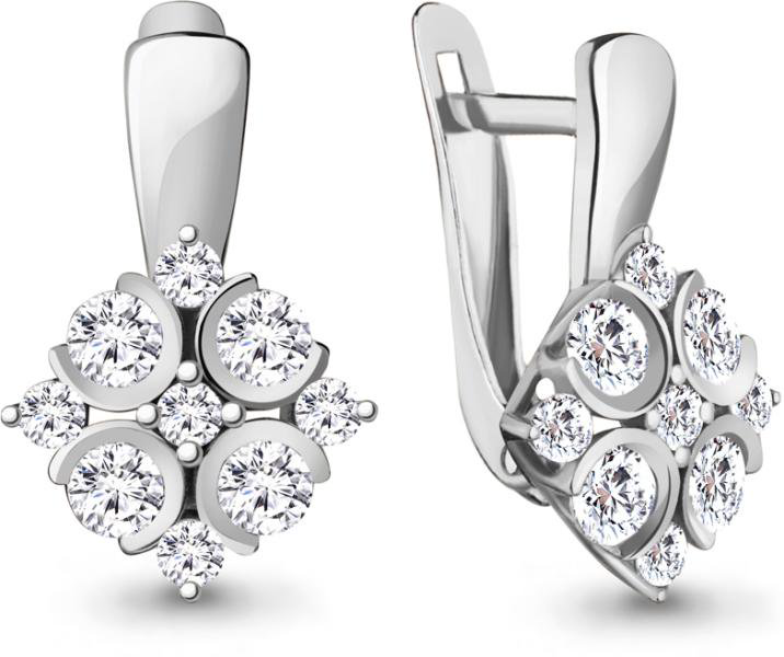 Серьги Aquamarine 48305А  купить,NaN
