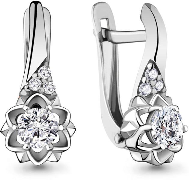 Серьги Aquamarine 48202А  купить,NaN