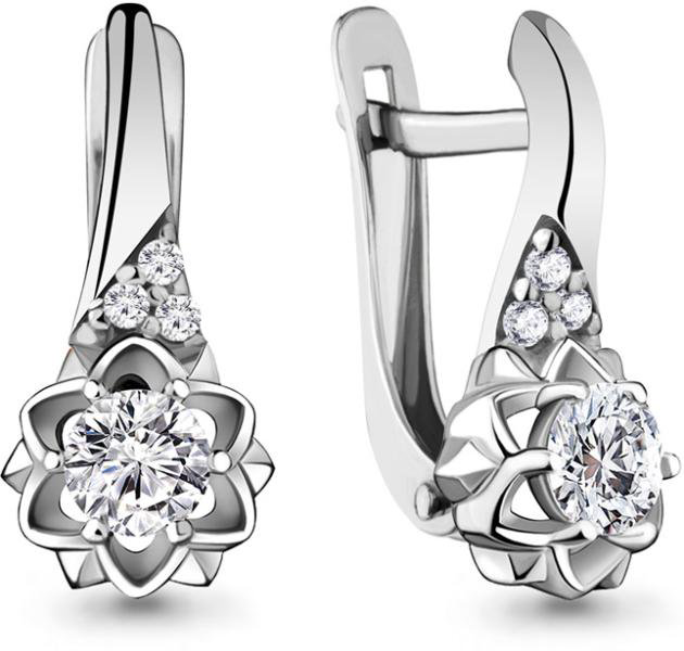 Серьги Aquamarine 48202А  купить,NaN
