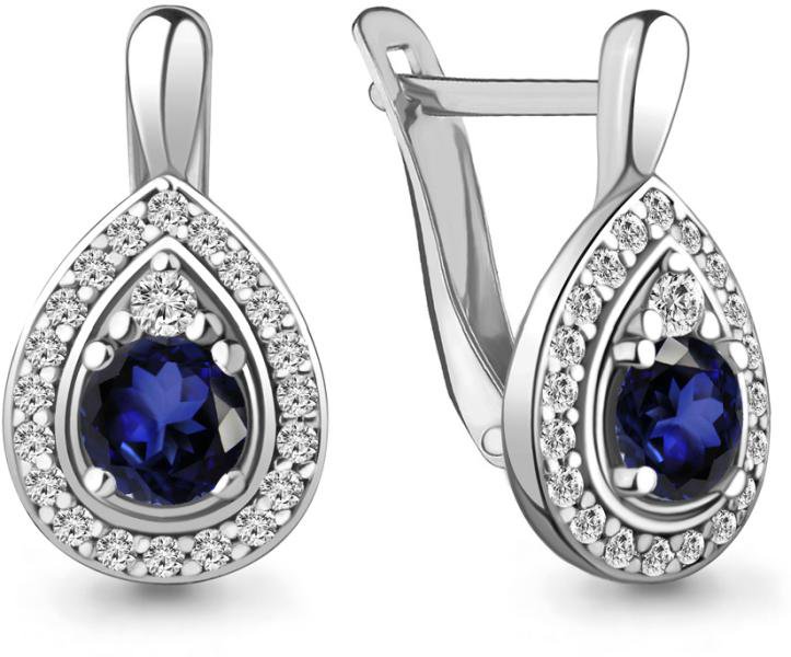 Серьги Aquamarine 48359АБ  купить,NaN