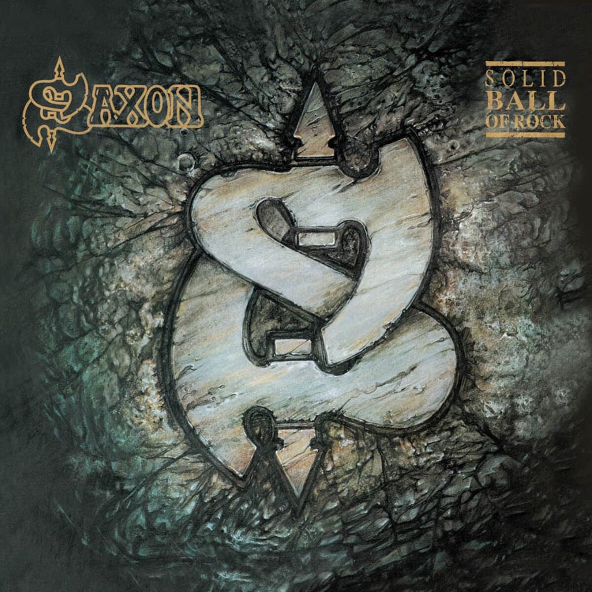 Saxon Solid Ball Of Rock (Coloured) LP купить,NaN