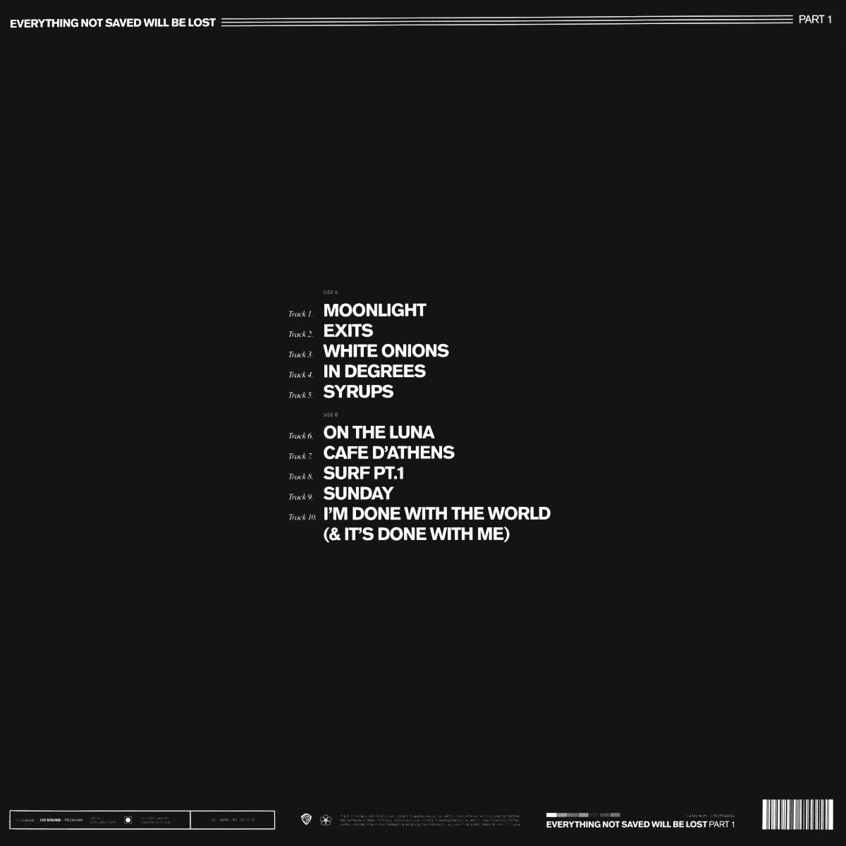 Foals Everything Not Saved Will Be Lost: Part 1 LP купить,NaN
