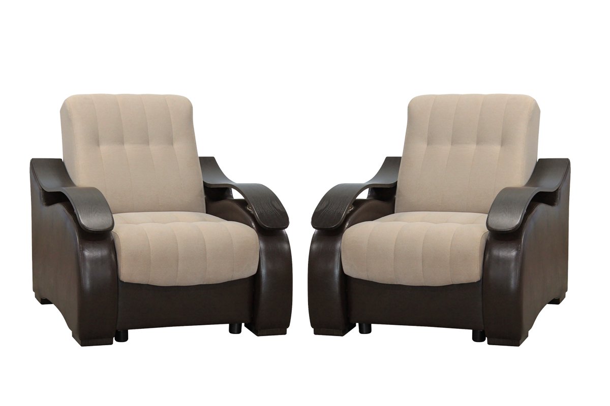 Комплекты мягкой мебели Мебельный Формат АСМ ПФ Рио 4 кат 3 Nika 08 Ecotex213 коричневый купить,NaN