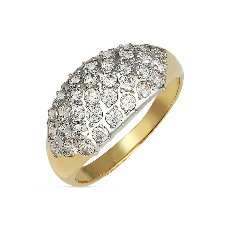 Кольцо Crystal M162-2 18р 3,52гр. купить,NaN